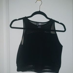 H&M Mesh Crop Top